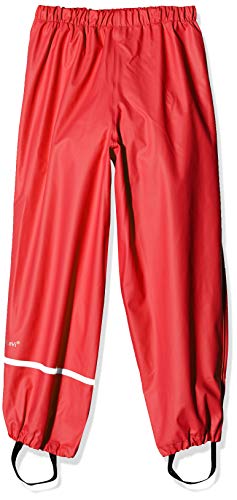 Celavi Baby-Mädchen Rainwear Pants-Solid Regenjacke, Rot (Roth 402), 70 cm von Celavi