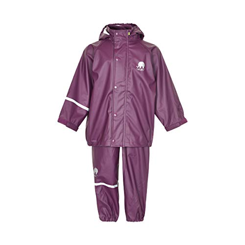 Celavi Mädchen Celavi Tweedelig regenpak in vele kleuren Regenjacke, Dunkel Violett (Blackberry Wine 666), 100 EU von Celavi