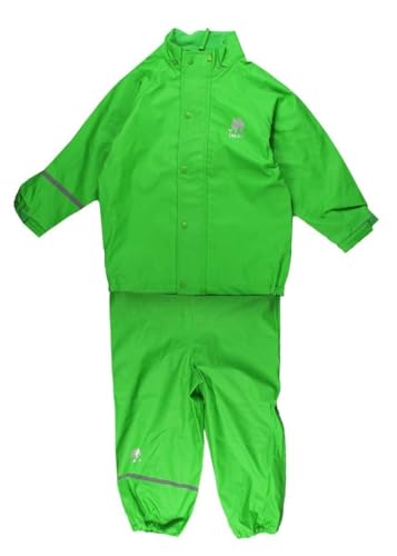 Celavi Jungen Zweiteiliger Regenanzug In Vielen Farben Regenjacke, Grün 923, 110 EU von Celavi