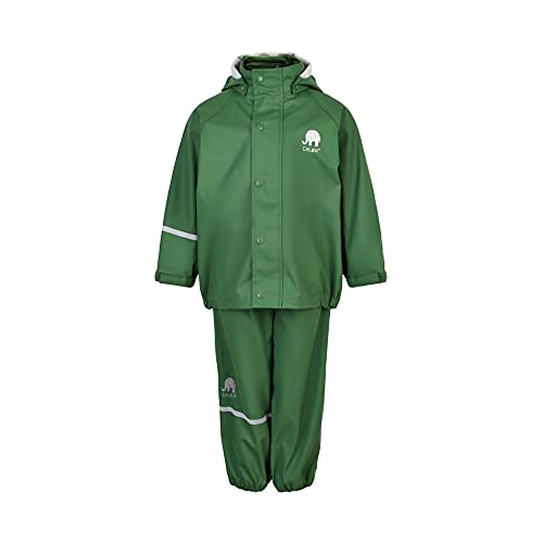 Celavi Unisex Basic Rainwear Set-solid PU Regenjacke, Elm Green, 100 von Celavi