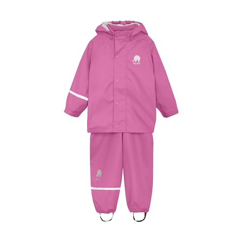 CeLaVi Mädchen CeLaVi zweiteiliger Regenanzug in vielen Farben Regenjacke,,per pack Rosa (Real pink 546),(Herstellergröße:130) von Celavi