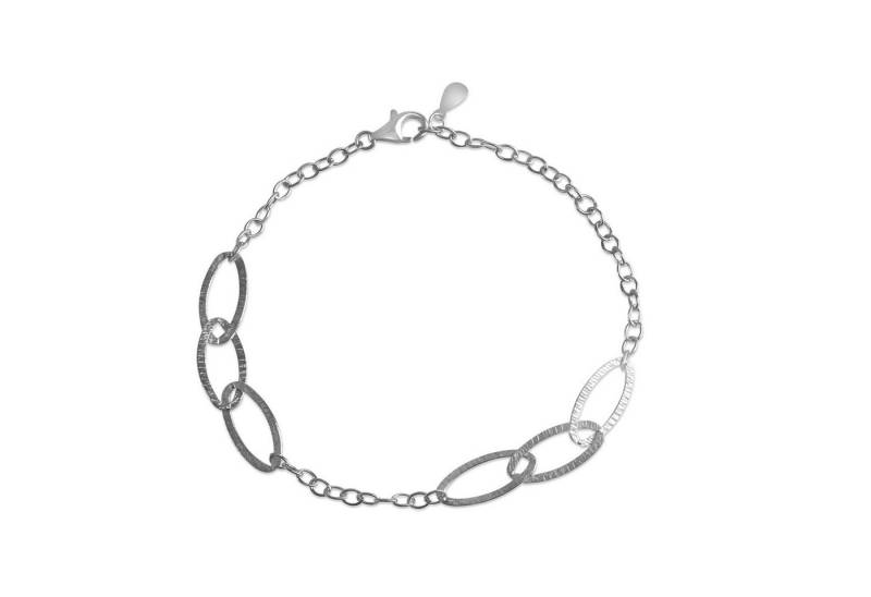 CELESTA Armband 925 Silber rhodiniert strukturiert von CELESTA