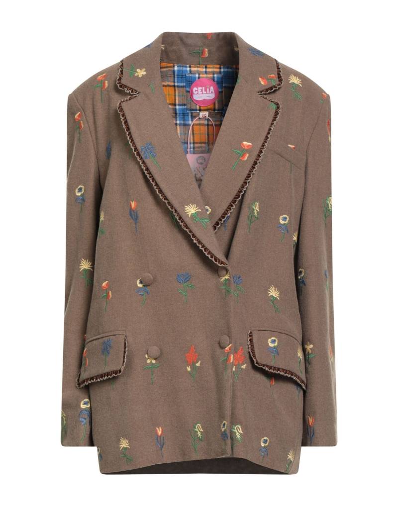 CELIA B Blazer Damen Maulwurfsgrau von CELIA B