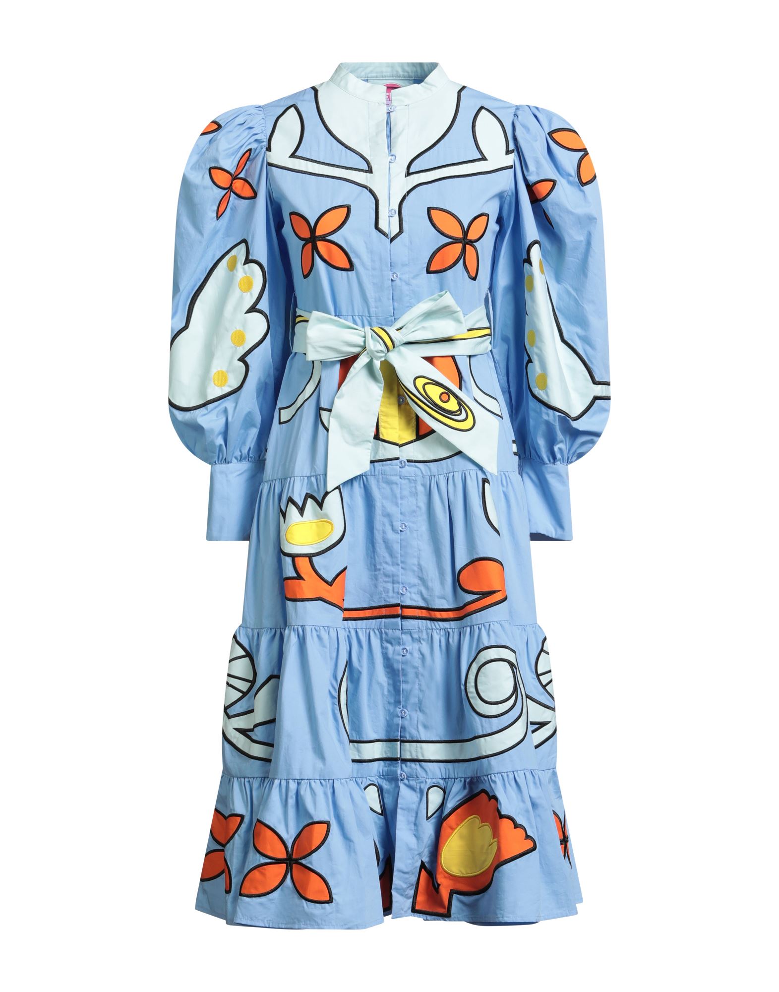 CELIA B Midi-kleid Damen Hellblau von CELIA B