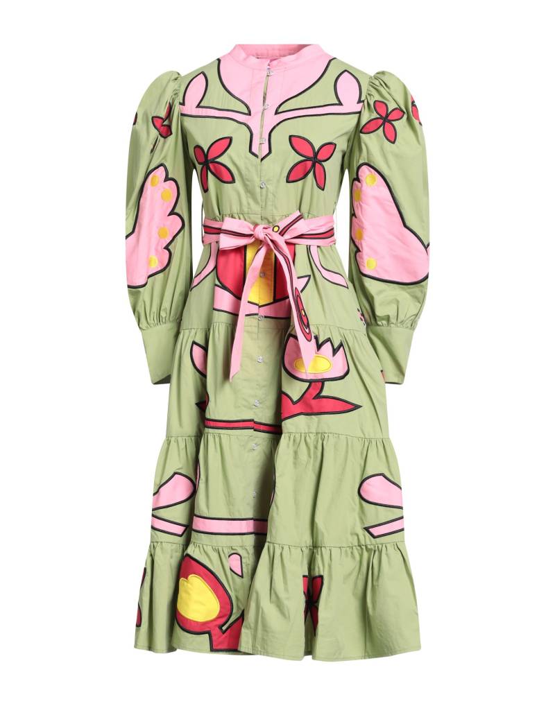 CELIA B Midi-kleid Damen Salbeigrün von CELIA B