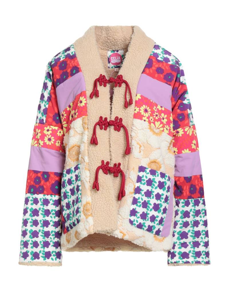 CELIA B Shearling- & Kunstfell Damen Beige von CELIA B