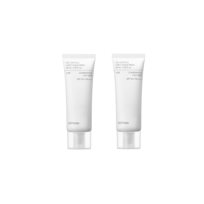 CELIMAX - Oil Control Light Sunscreen SPF50+ PA++++ - 40ml (2ea) Set von CELIMAX