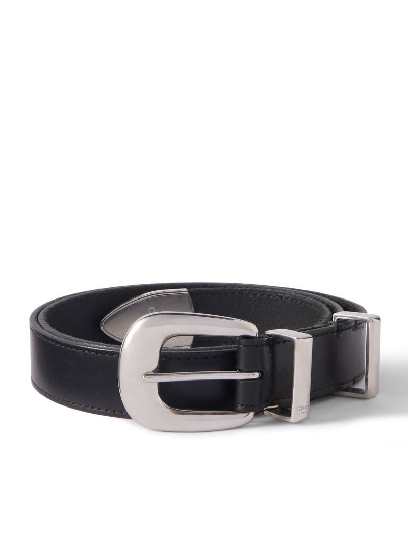 CELINE - 2.5cm Embellished Leather Belt - Men - Black - EU 100 CELINE - 2.5cm Embellished Leather Belt - Men - Black - EU 100 von CELINE