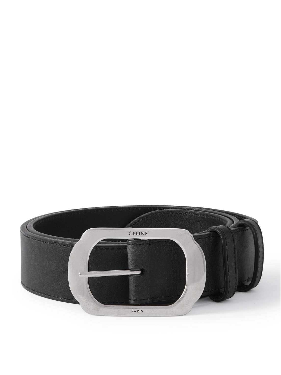 CELINE - 3.5cm Leather Belt - Men - Black - EU 85 von CELINE