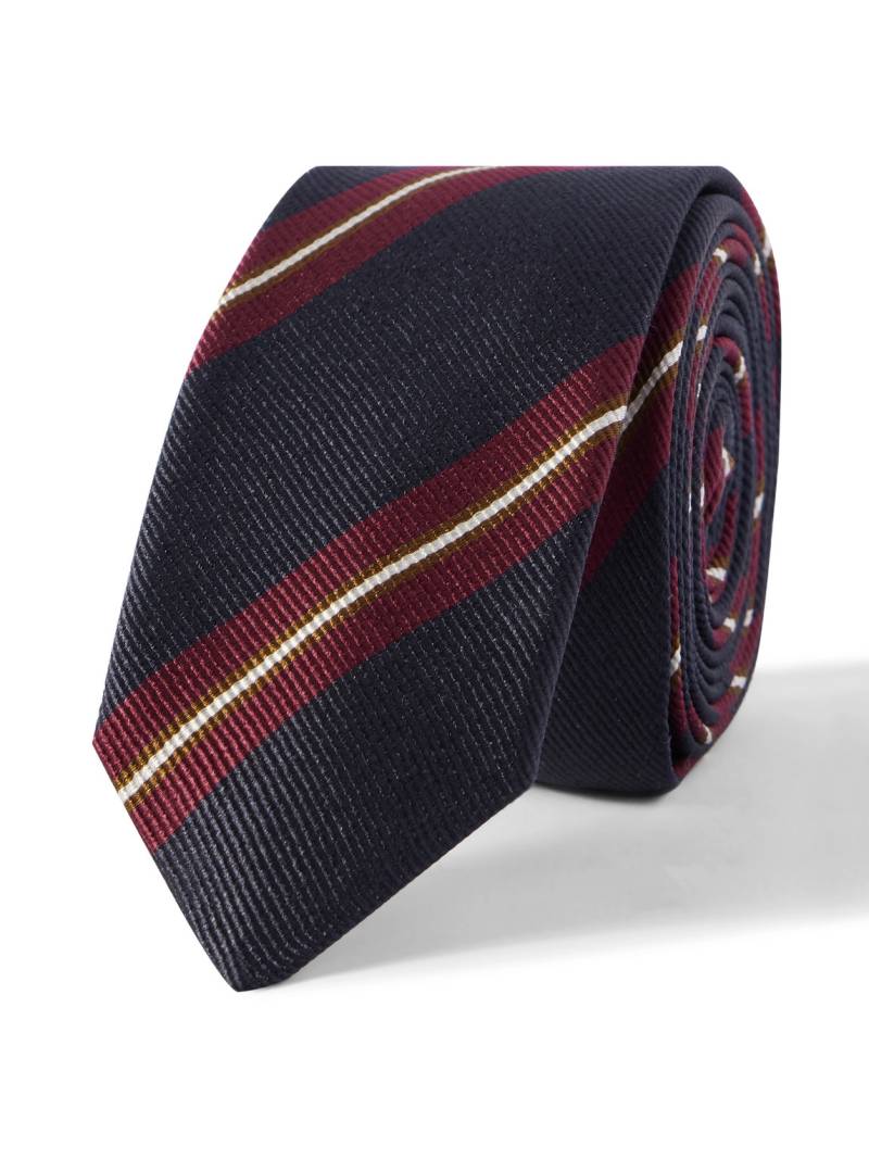 CELINE - 5cm Striped Silk-Twill Tie - Men - Blue CELINE - 5cm Striped Silk-Twill Tie - Men - Blue von CELINE