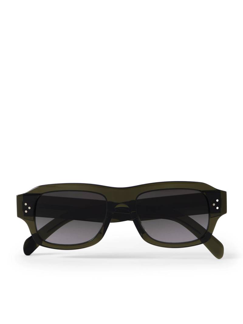 CELINE - D-Frame Acetate Sunglasses - Men - Green von CELINE