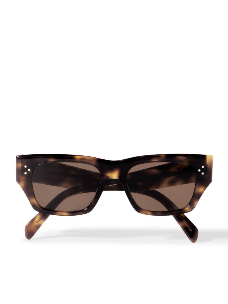 CELINE - D-Frame Tortoiseshell Acetate Sunglasses - Men - Tortoiseshell von CELINE