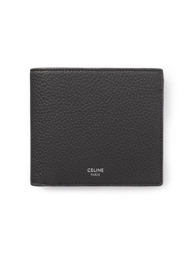 CELINE - Full-Grain Leather Billfold Wallet - Men - Gray von CELINE