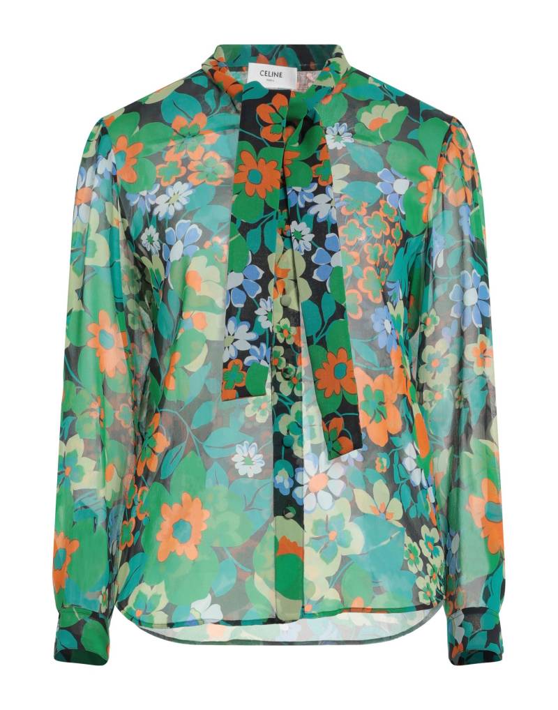 CELINE Hemd Damen Smaragdgrün von CELINE