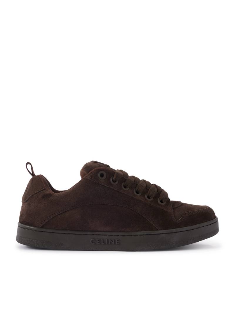 CELINE - Huntington Suede and Mesh Sneakers - Men - Brown - EU 43 von CELINE