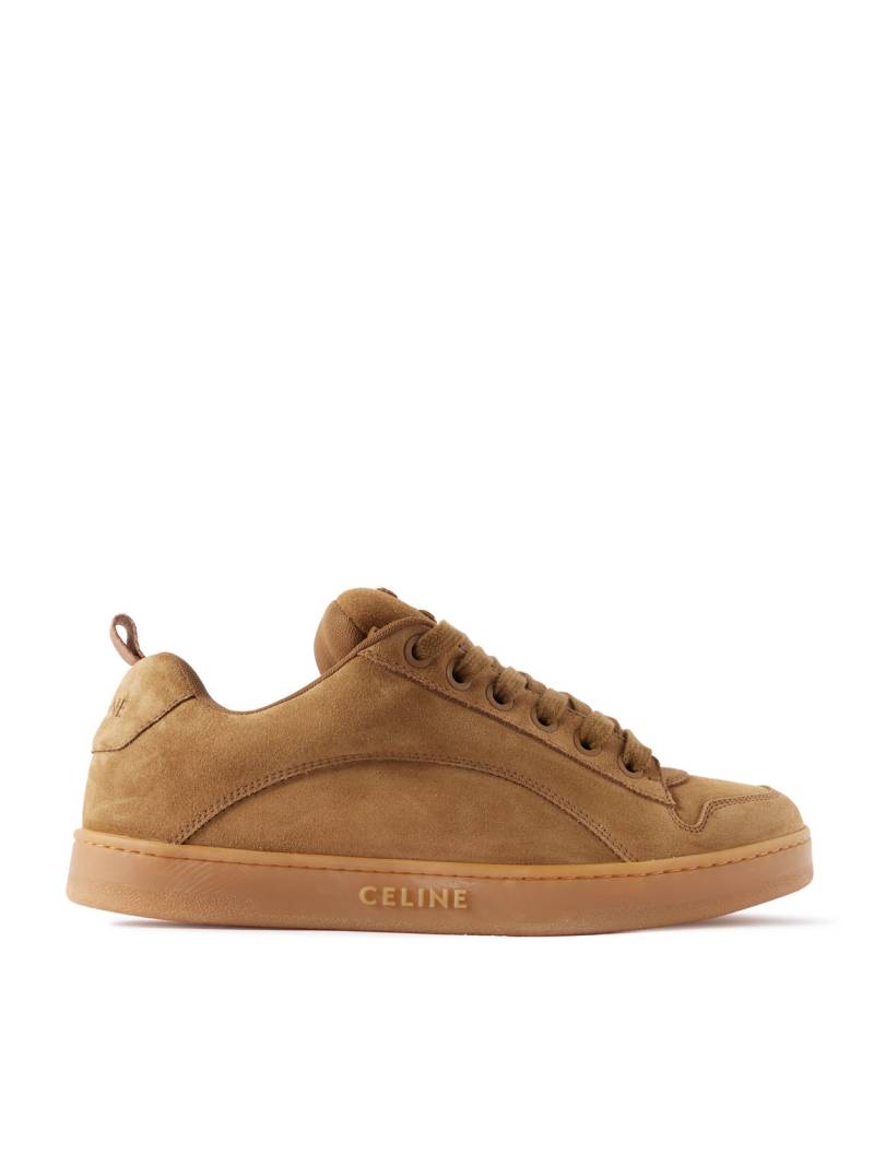 CELINE - Huntington Suede and Mesh Sneakers - Men - Brown - EU 44 von CELINE