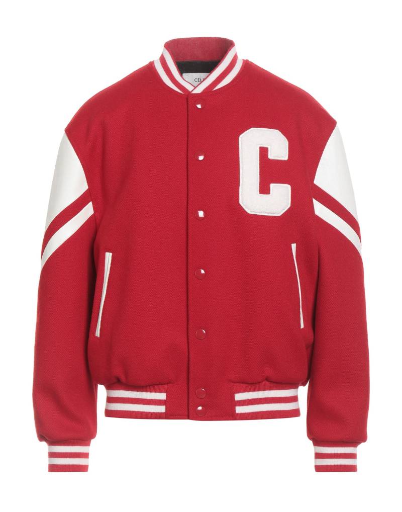 CELINE Jacke & Anorak Herren Rot von CELINE