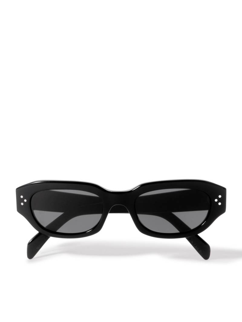 CELINE - Oval-Frame Acetate Sunglasses - Men - Black von CELINE