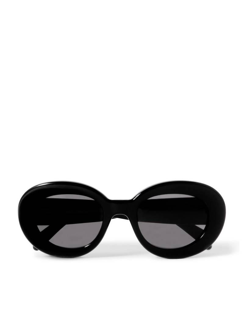 CELINE - Oval-Frame Acetate Sunglasses - Men - Black von CELINE