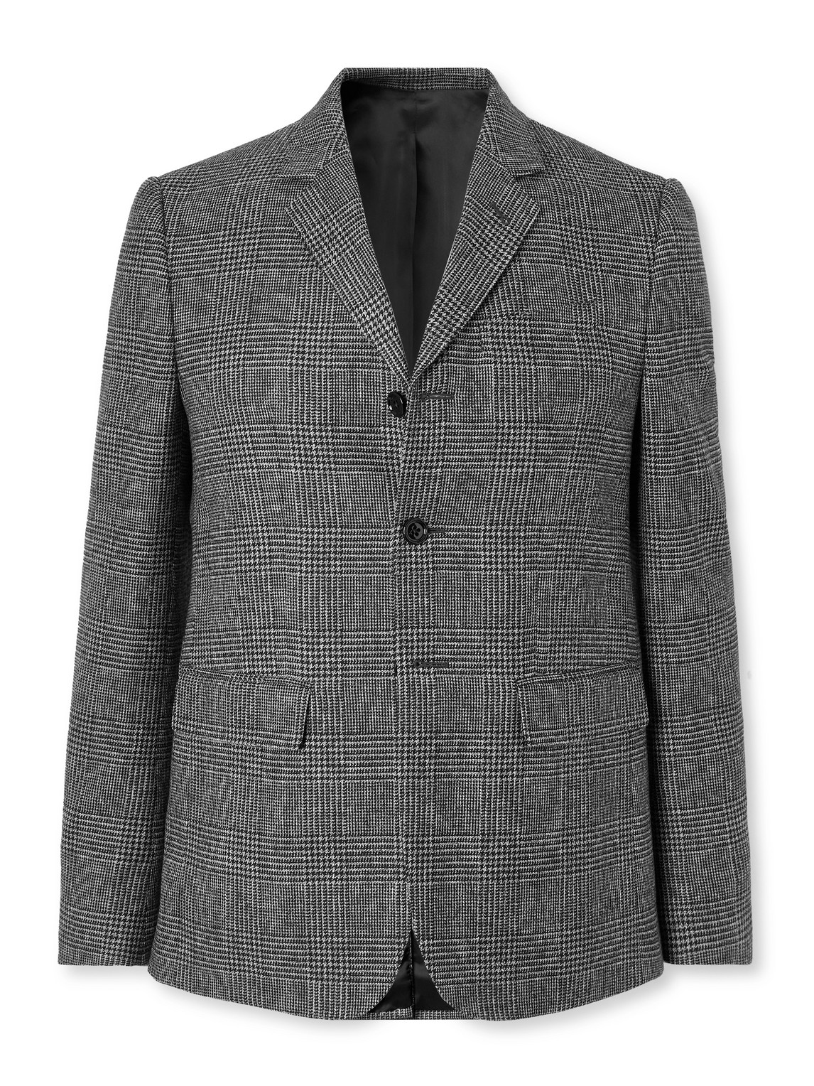 CELINE - Prince of Wales Checked Wool Blazer - Men - Gray - IT 46 von CELINE