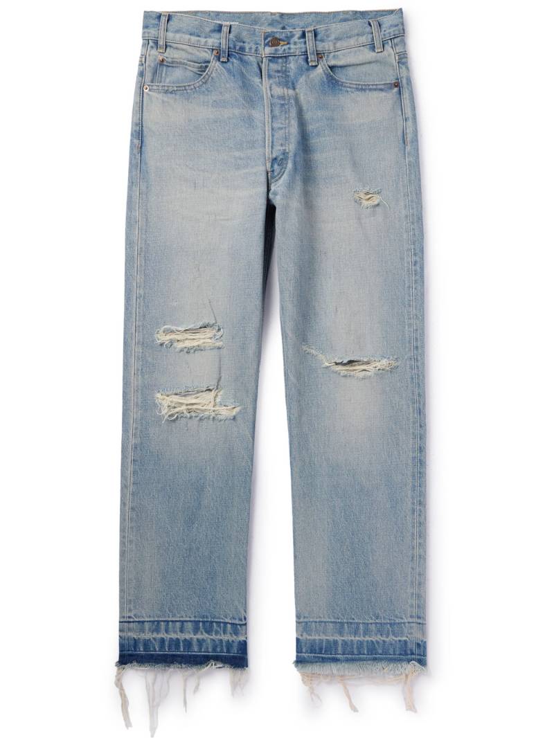 CELINE - Wesley Straight-Leg Distressed Jeans - Men - Blue - UK/US 30 von CELINE