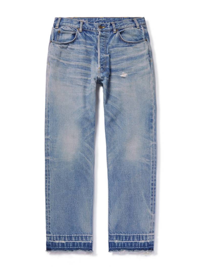 CELINE - Wesley Straight-Leg Distressed Jeans - Men - Blue - UK/US 32 von CELINE
