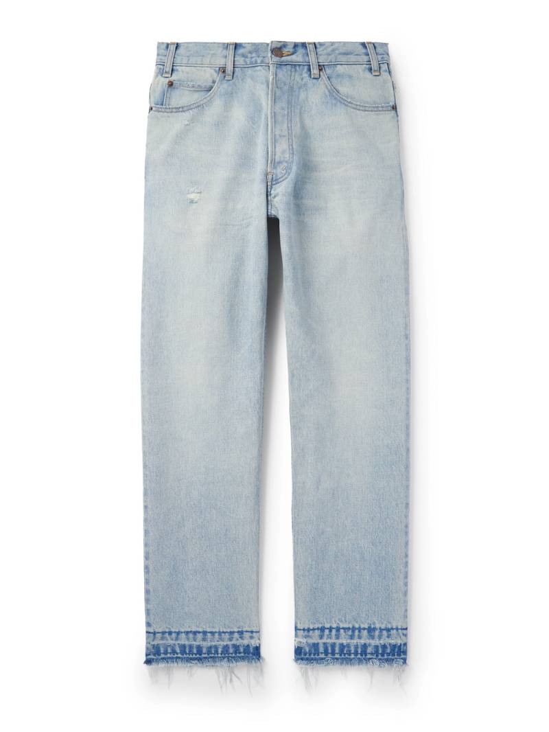 CELINE - Wesley Straight-Leg Distressed Jeans - Men - Blue - UK/US 33 von CELINE