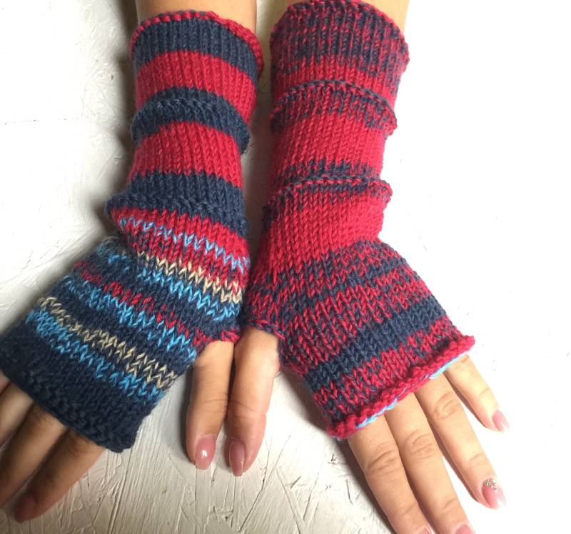 Fingerlose Handschuhe Armstulpen Lange Boho Handschuh Frauen Lange Versandfertig von CELINICRAFTS