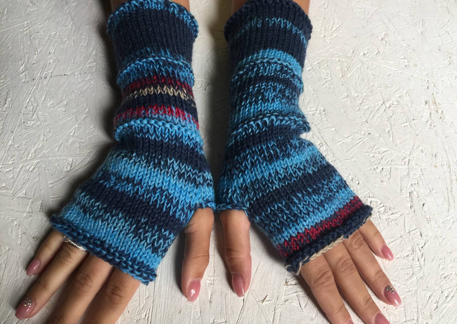 Fingerlose Handschuhe Lange Armschoner Boho Handschuh Damen Fingerloses Handgelenk Lange von CELINICRAFTS