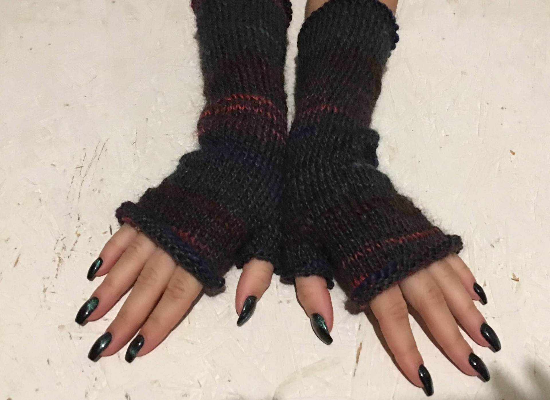 Neue Frauen Geschenk Handschuhe, Fingerlose Mittens Lange Armstulpen, Boho Handschuh, Weihnachtsgeschenk von CELINICRAFTS