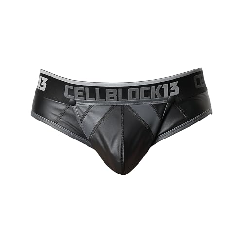 CELLBLOCK 13 Anti-Chrome Snap Up Jock Brief Grey - 1x Größe S von CELLBLOCK 13