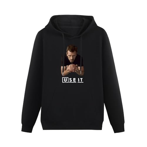 Dr House Md Men Hoody Cotton Crewneck Long Sleeve Sweatershirt Unisex Hoodie Size L von CELeus