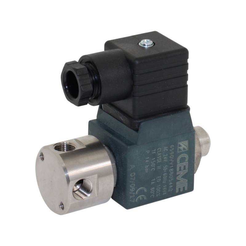 CEME 6590VV18B054A2 Magnetventil Edelstahl Verteilablassventil 24 V CEME 6590VV18B054A2 Magnetventil Edelstahl Verteilablassventil 24 V von CEME