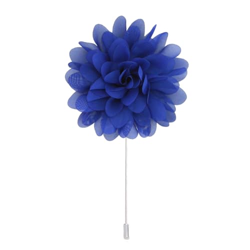 CEMELI 10 * 11 CM 10 stücke Silber Chiffon Tuch Blume Anstecknadel Abzeichen Blume Corsage Satin Blume/rose Anstecknadel Brosche Pin Für Frauen Braut von CEMELI