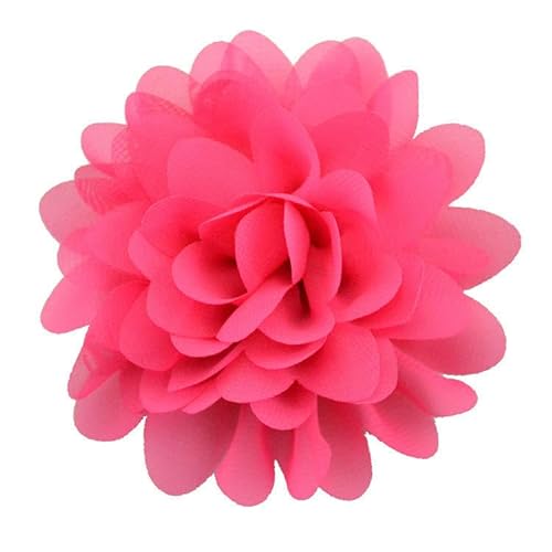 CEMELI 10 * 11 CM 6 stücke Silber Chiffon Tuch Blume Anstecknadel Abzeichen Blume Corsage Satin Blume/rose Anstecknadel Brosche Pin Für Frauen Braut von CEMELI