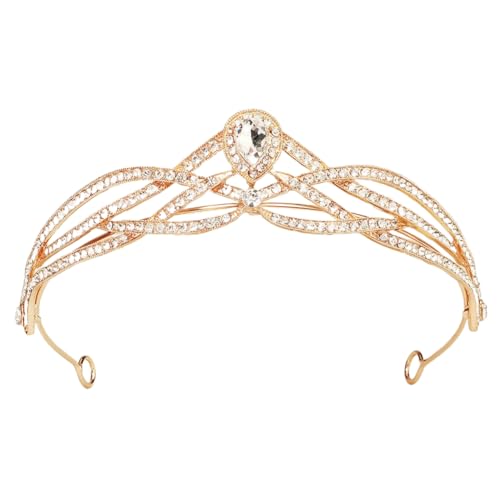 CEMELI 135 * 35MM Grün Rot Kristall Braut Krone Für Hochzeit Tiara Prinzessin Königin Krone Strass Braut Stirnband von CEMELI