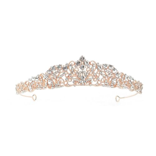 CEMELI 14 * 3CM Barock Kristall Braut Krone Für Hochzeit Tiara Prinzessin Königin Krone Strass Braut Stirnband Für Mädchen frauen von CEMELI