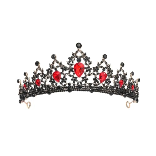 CEMELI 14 * 7CM Barock Kristall Braut Krone Für Hochzeit Tiara Prinzessin Königin Krone Strass Braut Stirnband Für Mädchen frauen von CEMELI