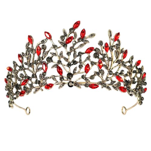 CEMELI 140 * 70MM Legierung Barock Kristall Braut Krone Für Hochzeit Tiara Prinzessin Königin Krone Grün Strass Braut stirnband Für Mädchen Frauen von CEMELI