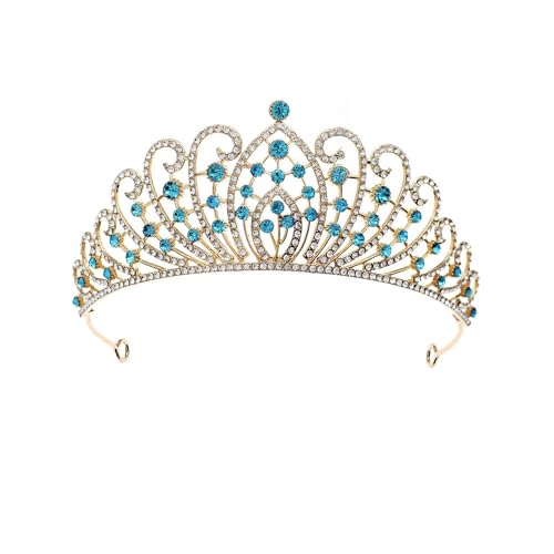 CEMELI 145 * 6CM Retro Barock Kristall Braut Krone Für Hochzeit Tiara Prinzessin Königin Krone Schwarz Rot Strass Braut stirnband von CEMELI