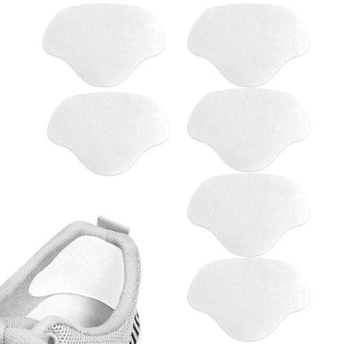 CENCERY 18 Stück selbstklebende Flicken für Sneaker-Absätze, Reparaturflicken für Löcher, Sneaker-Reparaturflicken für verschiedene Schuhtypen (Weiß) von CENCERY