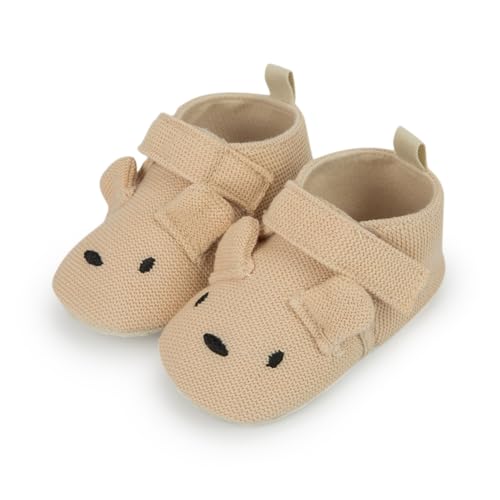 CENCIRILY Krabbelschuhe für Babys, Jungen und Mädchen, Karikatur, Weicher Hausschuher, Atmungsaktive, Rutschfesten, Lauflernschuh 0–18 Monate von CENCIRILY