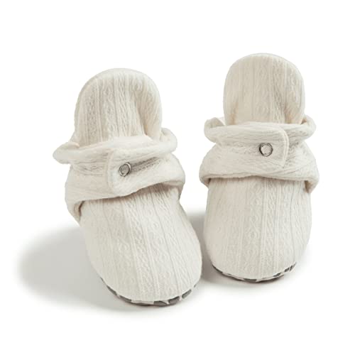 CENCIRILY Neugeborene Jungen Mädchen Schneestiefel Baby Weiche Winterschuhe Niedlich Fleece Socke Krabbelschuhe mit rutschfestem von CENCIRILY