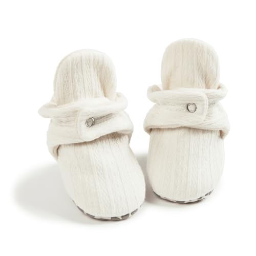CENCIRILY Neugeborene Jungen Mädchen Stiefel Baby Winterschuhe Weiche Sohle Fleece Socke Krabbelschuhe mit rutschfestem von CENCIRILY
