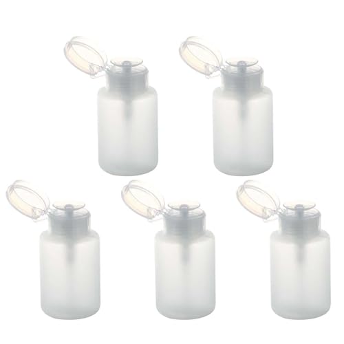 CENMEN 5X 150 Ml Nagel Kunst Make-Up Polnischen Kunststoff Pump-Zufuhr-Flaschen-Entferner von CENMEN