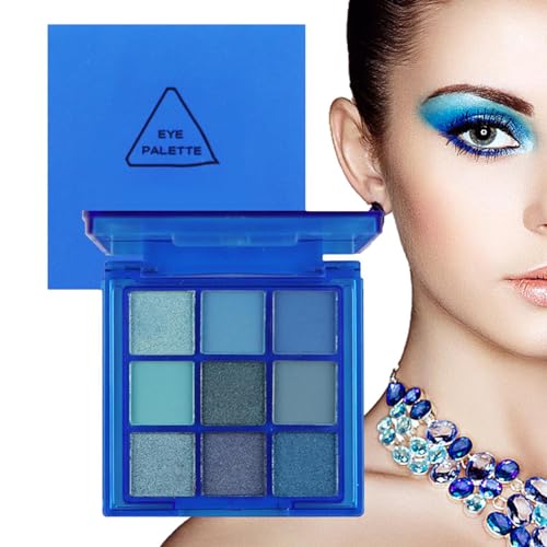 9 Farben Lidschatten Palette | 9 Farben Matte Makeup Lidschatten Schimmer - Smokey Eyeshadow Palette für rätselhaftes Augen Make-up Lidschatten Palette Cenmoo von CENMOO