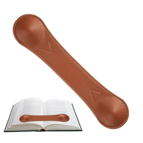 CENMOO Magnetisches Lesezeichen aus Leder, Buchseitenständer – Magnetische Lesezeichen aus PU-Leder – Tragbarer, waschbarer Ständer für Lesebuchöffner, von CENMOO