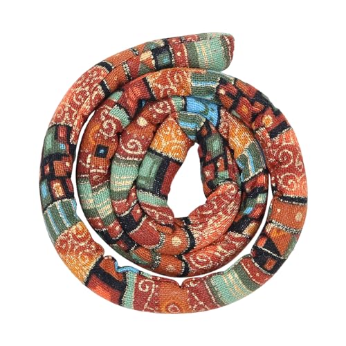 CENPEK Spiral-Haargummis, Biegbare Haargummis, Langes Dread Bohemia Dirty Braid, Lange Haarsträhne Für Frauen, Pferdeschwanzhalter von CENPEK