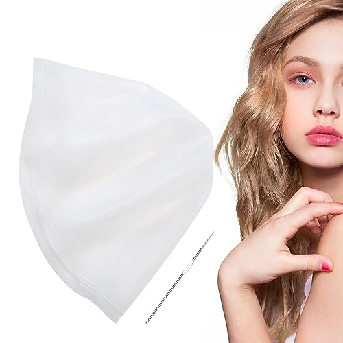 Highlight-Set | Professionelle wiederverwendbare Highlighter-Kappen mit Haken | Silikon-Kappe zur Hervorhebung der Haarfärbung mit Haken, effiziente Haarfärbekappe Cenrf von cenrf