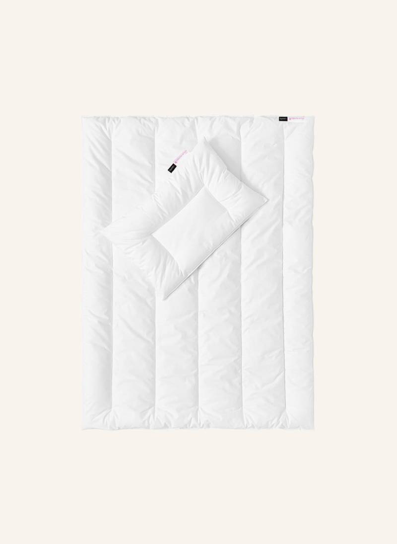 Centa-Star Set: Kopfkissen Und Ganzjahresdecke Aqua Aktiv Junior weiss von CENTA-STAR